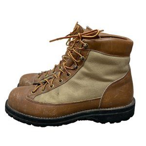 Danner Gore-Tex Men's 7.5D Hiking Boots Lace Up Vibram Sole Brown Vintage Clean
